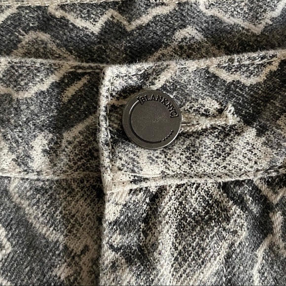 BLANK NYC The Jane Cotton Mini Skirt in Snake Along 85WK0181 Women’s Waist 27 - Picture 7 of 8